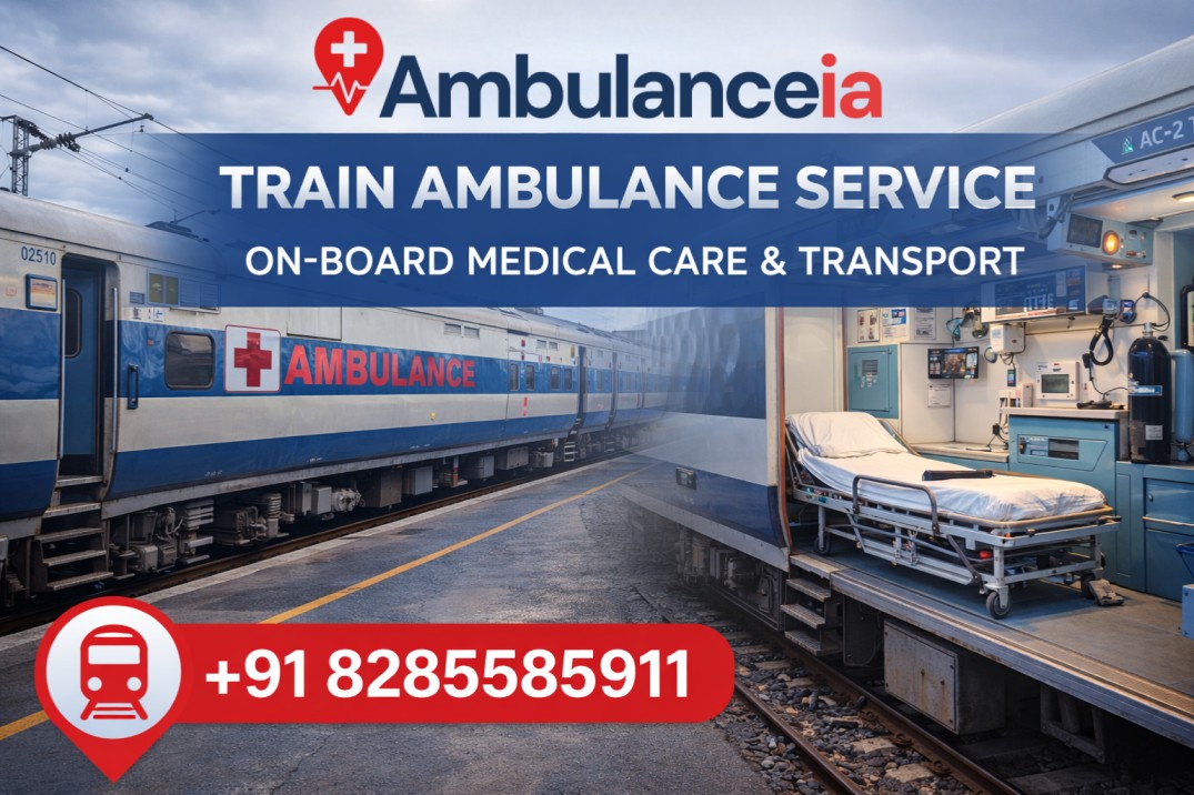 Train Ambulance Service in Varanasi